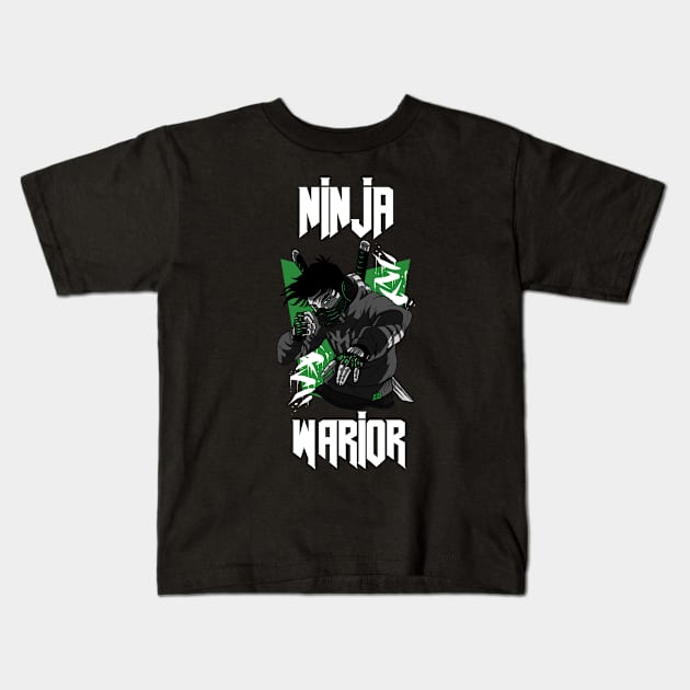 Ninja Warrior Kids T-Shirt by zostore